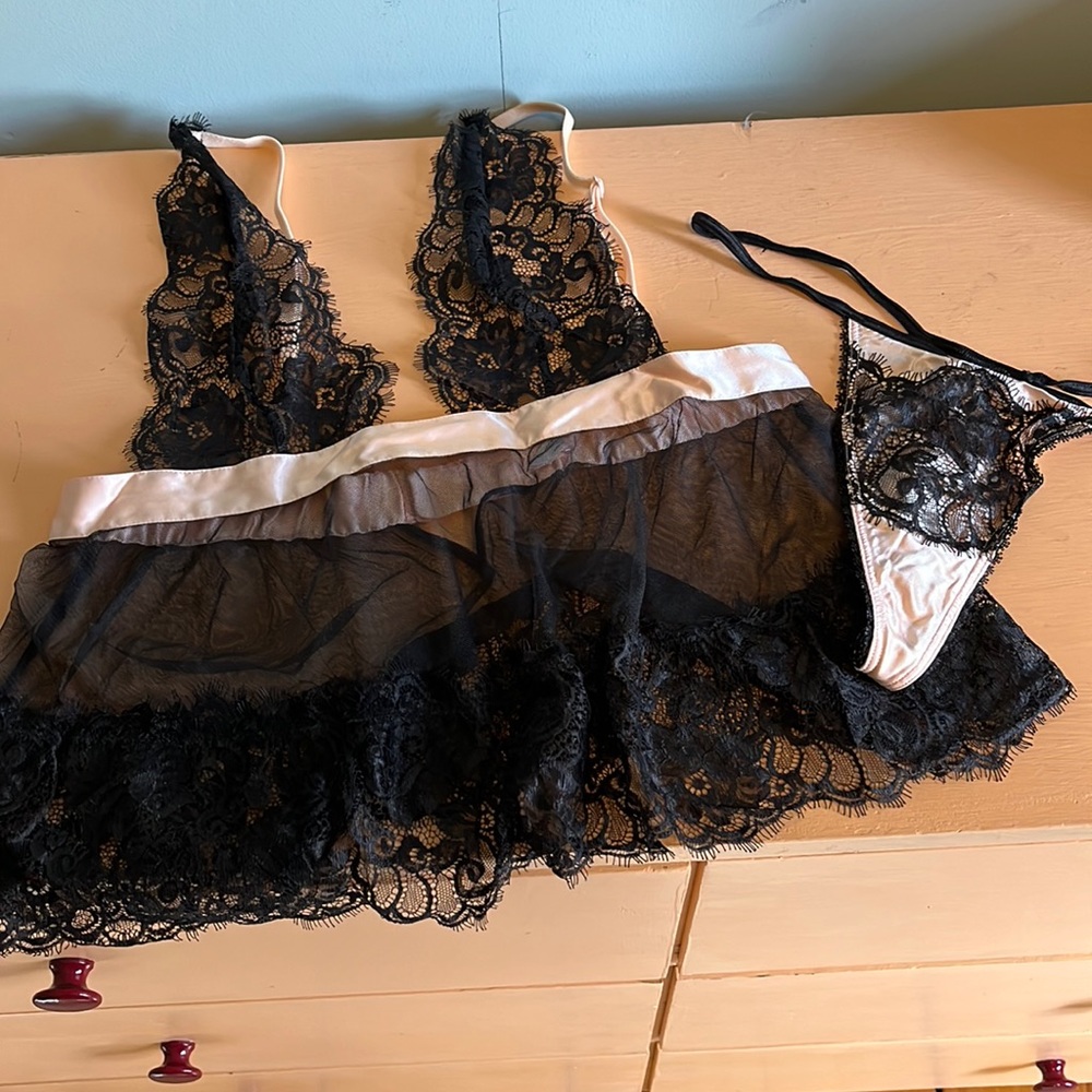💖 Victoria’s Secret Lace Thong Lingerie